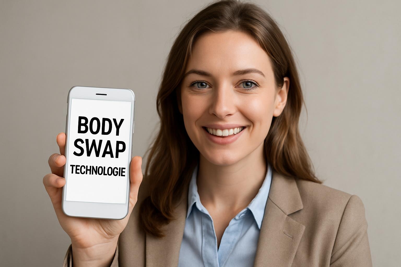 Illustration d’un avatar féminin numérique utilisé dans un contexte commercial en ligne