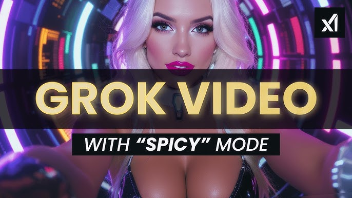 artefacts visuels ia grok spicy generation image